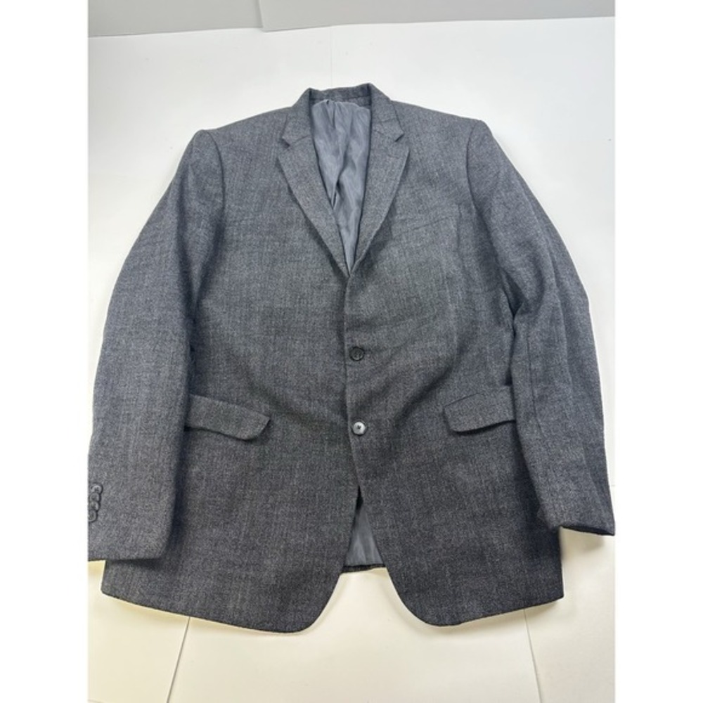 Michael Kors‎ Blazer Sport Coat Suit Jacket Men Size 44L Gray Double Vented Wool
